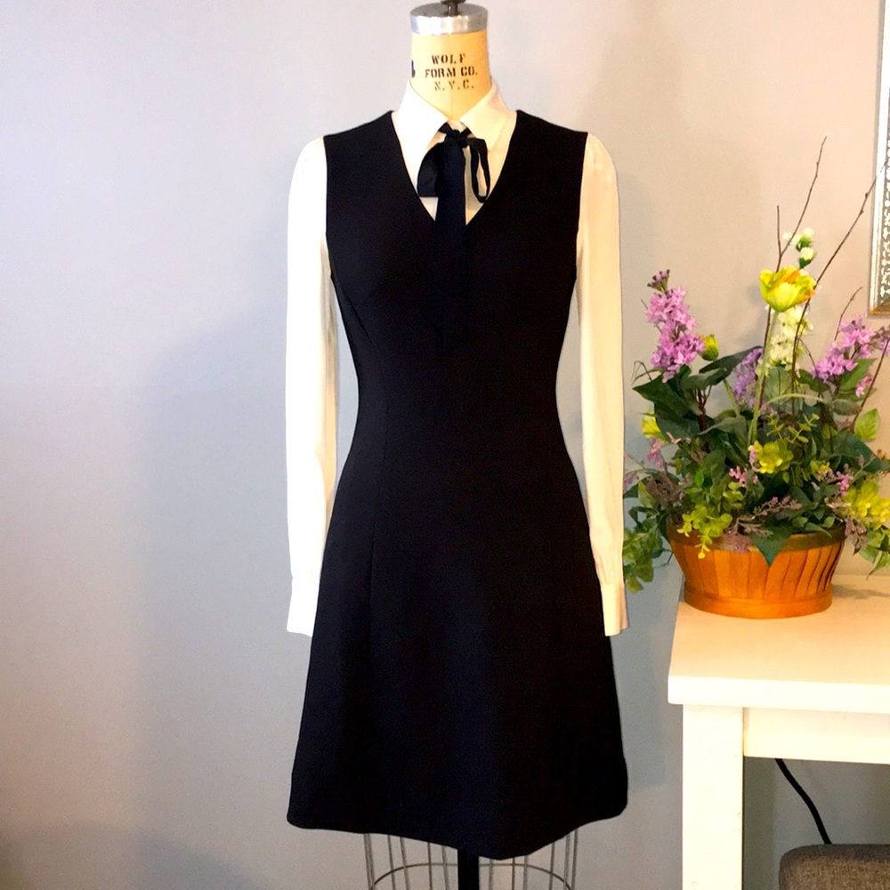 kate spade crepe bow tie dress  NWT